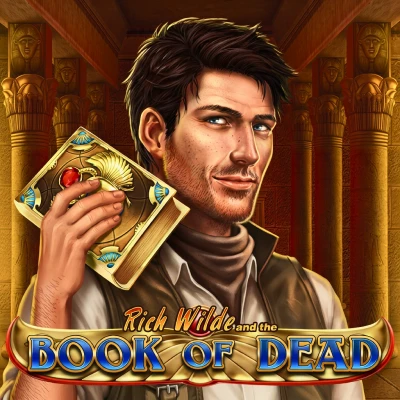Book of Dead Egyptian-themed slot tile at Limitless Casino Canada